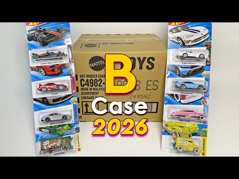 Видео: Распаковка набора Hot Wheels Case B 2026 года — RTH внутри!!