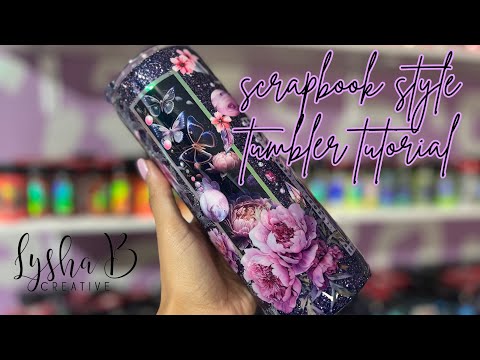 Видео: Дизайн стакана «Шепот цветов», мастер-класс по созданию стакана с блестками, дизайн чашки в стиле...