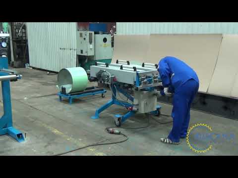 Видео: Станок фальцепрокатный модель ФПМ 005