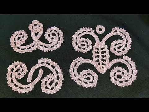 Видео: 09. Вязание крючком. Элемент "Ажурный завиток". Блузка. Пепельно-розовая мечта. Ирландское кружево.