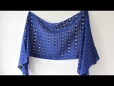 Видео: Как связать новую шаль крючком с чудесным дизайном и подробным объяснением для начинающих.