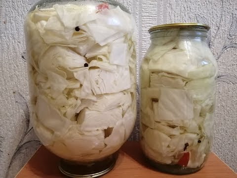 Видео: Маринованная капуста кусочками/Лучший рецепт!!!