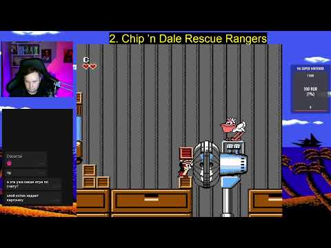 Видео: Chip ’n Dale Rescue Rangers - 60 игр для Dendy Challenge от @KinamaniaLive стрим #2