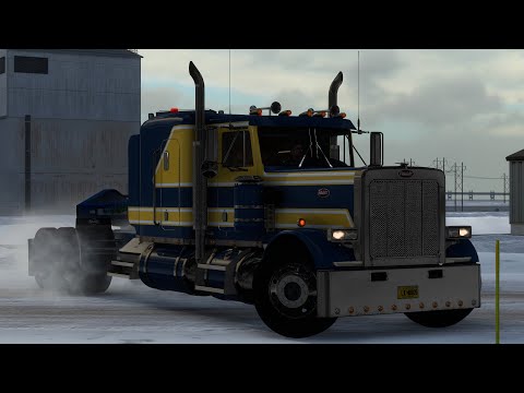 Видео: 973.4 / ATS V1.50 / Peterbilt 359 / Работаем по Аляске. "Prudhoe Bay"! Осилил таки)))