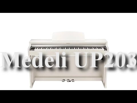 Видео: Medeli UP203 WH Цифровое Фортепиано Электропиано | Распаковка Сборка Отзыв Обзор Тест Впечатления