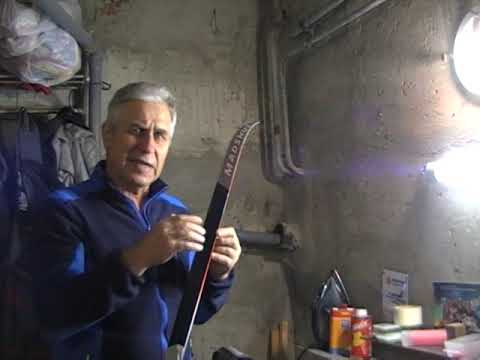 Видео: Подготовка классических лыж.