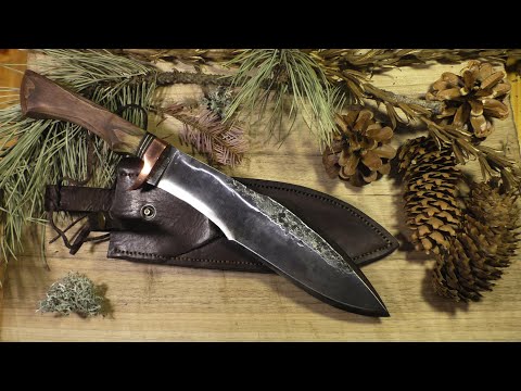 Видео: Здоровенный нож из рессоры тягача