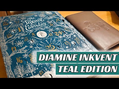 Видео: Календарь Inkvent Diamine 2025 — образцы всех чернил [ВИДЕО-СПОЙЛЕР]