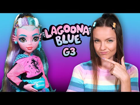 Видео: LAGOONA BLUE 2022: теперь PINK?😱 Обзор и распаковка куклы Monster High