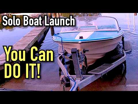 Видео: Как спустить и поднять лодку самостоятельно, не замочив ног!
