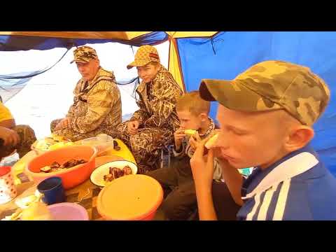Видео: Открытие охоты на гуся! Беспредел 😡 егерем не вовремя охоты, незнании закона РФ.Гусь добыт👍