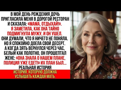 Видео: На мой день рождения дочь шепнула мужу_ _Я отвлеку ее в ресторане, а ты езжай к ней домой и..._