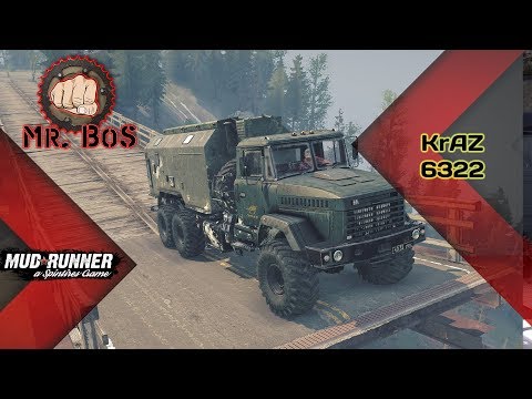 Видео: KrAZ 6322/Честный Обзор/Spintires: MudRunner/