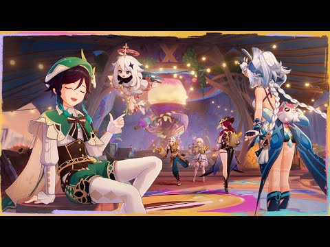 Видео: Большое обновление Genshin Impact. Лето! Жара? Курорт! #3 Бездонный друг.