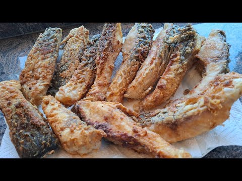 Видео: Сочный-ХРУСТЯЩИЙ жареный КАРП 😎👌