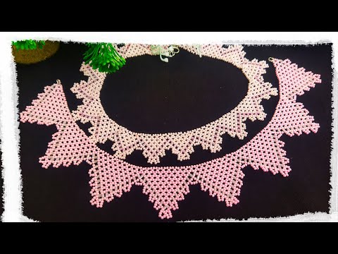 Видео: DIY НЕЖНОЕ и ПРОСТОЕ КОЛЬЕ ИЗ БИСЕРА.