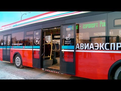 Видео: Электробус на линии