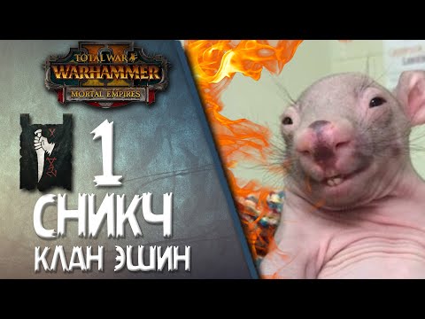 Видео: Total War: Warhammer 2 - (Легенда) - Клан Эшин | Мастер смерти Сникч #1