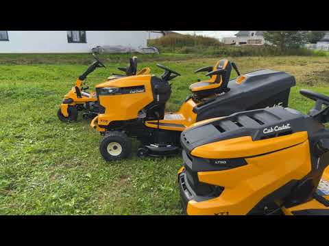 Видео: Садовые трактора и райдеры CubCadet, новинки 2023. Цены старые, трактора новые!
