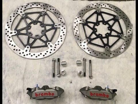 Видео: Тормозная система brembo мотоцикла. Собираю новый гоночный байк часть 6.