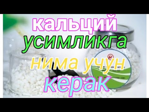 Видео: Кальций нитрат етишмаслиги усимликга кандай тасир килади.