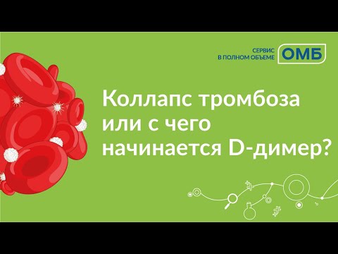 Видео: Коллапс тромбоза или с чего начинается D-димер?