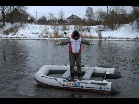 Видео: Тест Обзор лодок НДНД Альтаир 340 HD и 380 HD 2018 год