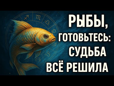 Видео: Рыбы. Судьба всё решила в октябре! Гороскоп, предсказания, любовь, деньги, перемены. Гороскоп Рыба.