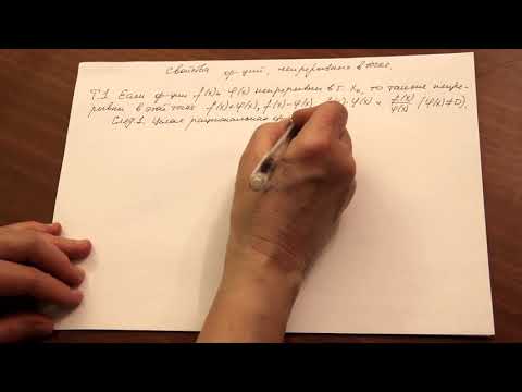 Видео: Непрерывность функции. Точки разрыва.