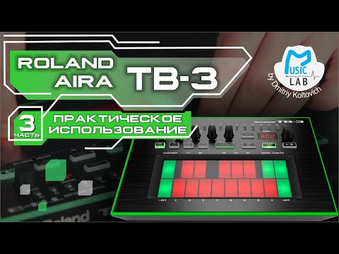 Видео: Roland AIRA TB 3  Практическое использование (часть 3)