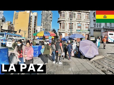 Видео: Прогулка по Ла-Пасу, Боливия