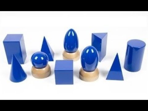 Видео: Монтессори-материал «Геометрические тела» (№2, МИМП)