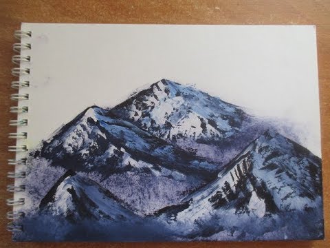 Видео: Секретики Самобытного Художника горы мастихином подробно