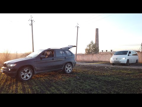 Видео: Пробиваем трассу для оффроада на BMW X5 E53, первые выезды с компанией единомышленников!