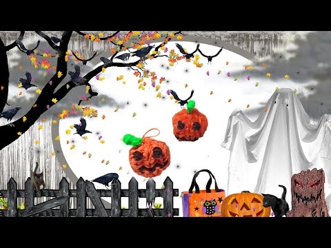 Видео: Брелок ТЫКВА из резинок Rainbow Loom, Pumpkin charm loom , Радужки Rainbow Loom