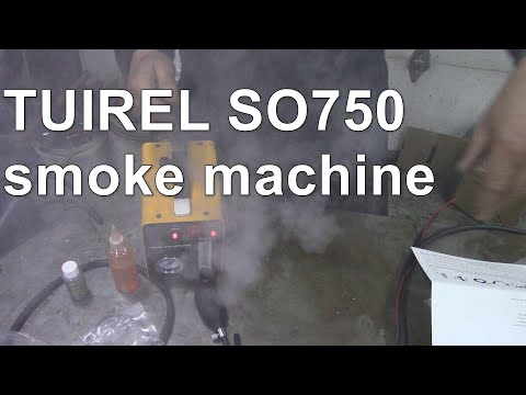 Видео: Дымовая машина TUIREL SO750