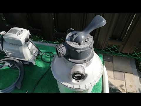 Видео: Замена песка в фильтре | Каркасный бассейн Intex