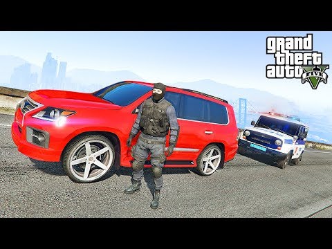 Видео: УГАРНАЯ ПОГОНЯ ЗА ЛЕКСУСОМ НА УАЗАХ В ГТА 5 Онлайн. GTA 5 COPS