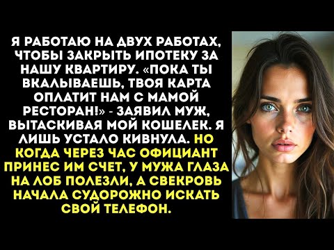 Видео: «Пока ты вкалываешь твоя карта оплатит нам с мамой ресторан! Не нравится — проваливай!» — заявил муж