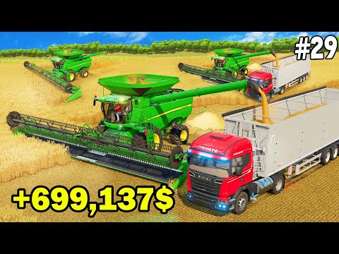Видео: МЕГА ФЕРМА от $0 на ПЛОСКОЙ КАРТЕ 🚜 НЕ ЛИЗИНГ! 🚜 #29