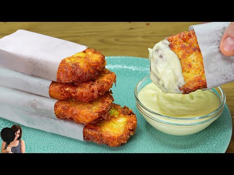 Видео: Картошка вкуснее, чем в Макдональдсе. Хрустящие оладьи из картофеля 🥔. 3 соуса Хэш-Браун. АСМР