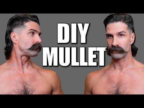 Видео: Как подстричься маллет дома #прическа #парикмахер