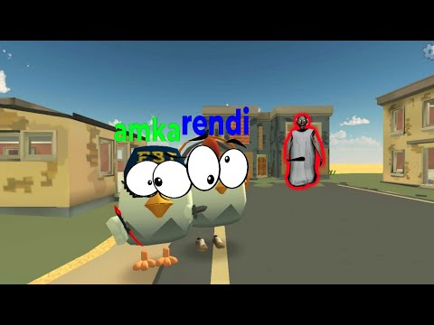 Видео: гренни теперь в чикен ган 😱