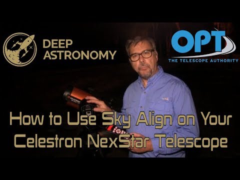 Видео: Как использовать функцию Sky Align на телескопе Celestron Nexstar