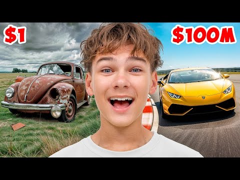 Видео: Машина за $1 против суперкара за $100 000 000!