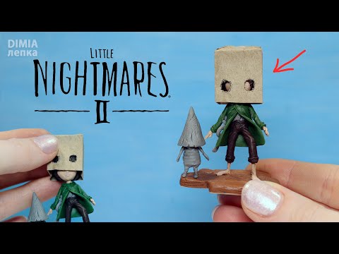 Видео: МОНО и НОМ из пластилина Маленькие Кошмары 2 (Little Nightmares 2) | DIMIA лепка