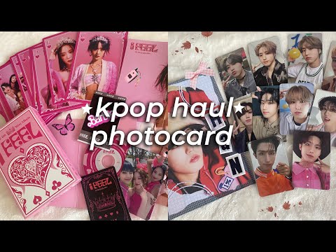 Видео: распаковка фотокарт stray kids, xdinary heroes, (g)i-dle и другого мерча | kpop haul🎀
