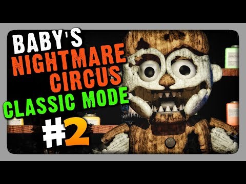 Видео: Baby's Nightmare Circus: Classic Mode Прохождение #2 ✅ НОЧИ 3 и 4