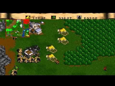 Видео: Warcraft 2: Dark Saga(PS One) RUS "Под покровом ночи" за орков миссия 10