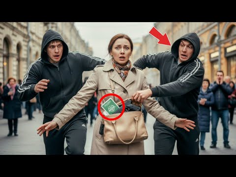 Видео: «Воры вырвали сумку у женщины… Но потом увидели знак ГРУ — И Всё Изменилось!